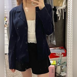 Navy blue blazer